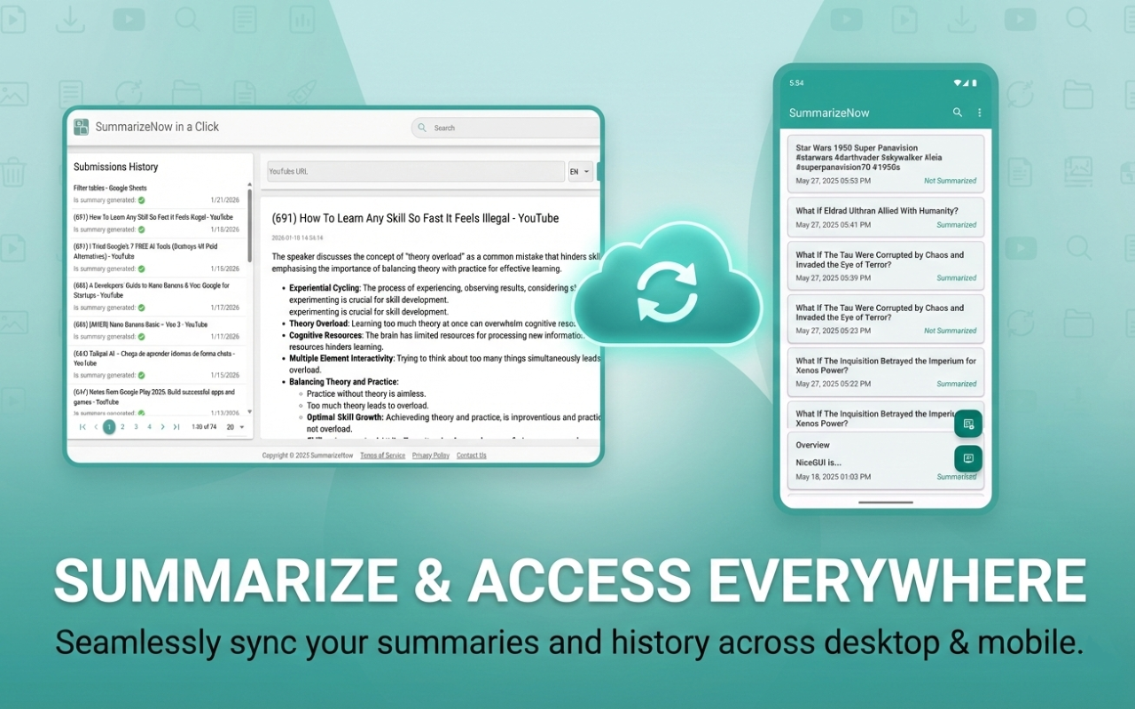 Web Interface & Extension